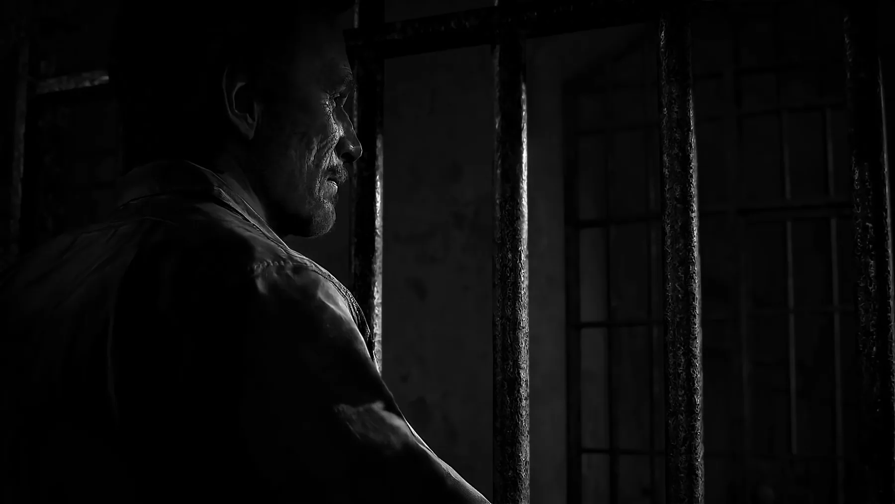 Drake portrait by the window